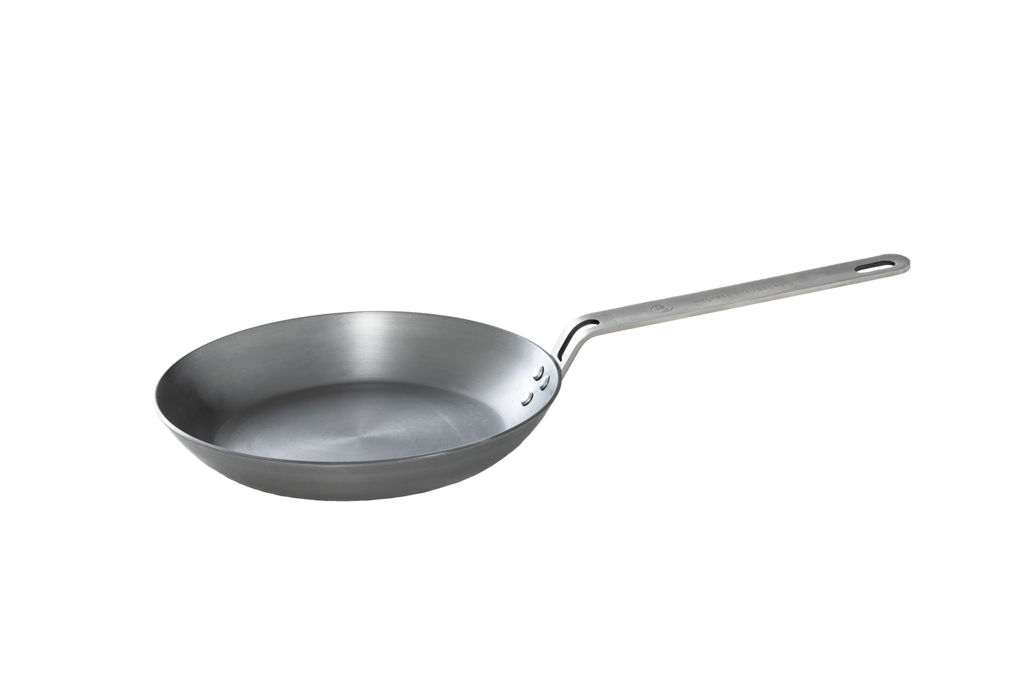 Kolstålspanna 24cm - pincett på köpet