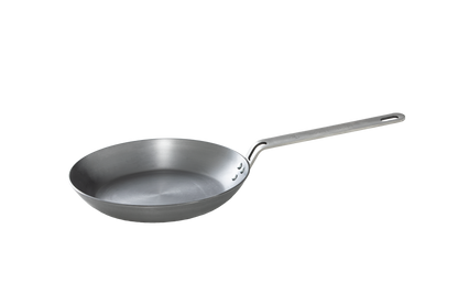 Kolstålspanna 24cm - pincett på köpet