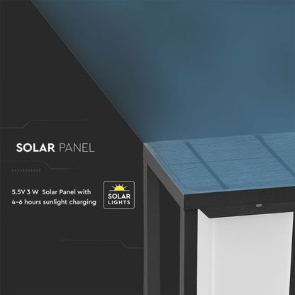 LED solcellsbelysning Pollare