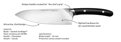 Le couteau du Chef - grand - 191 mm